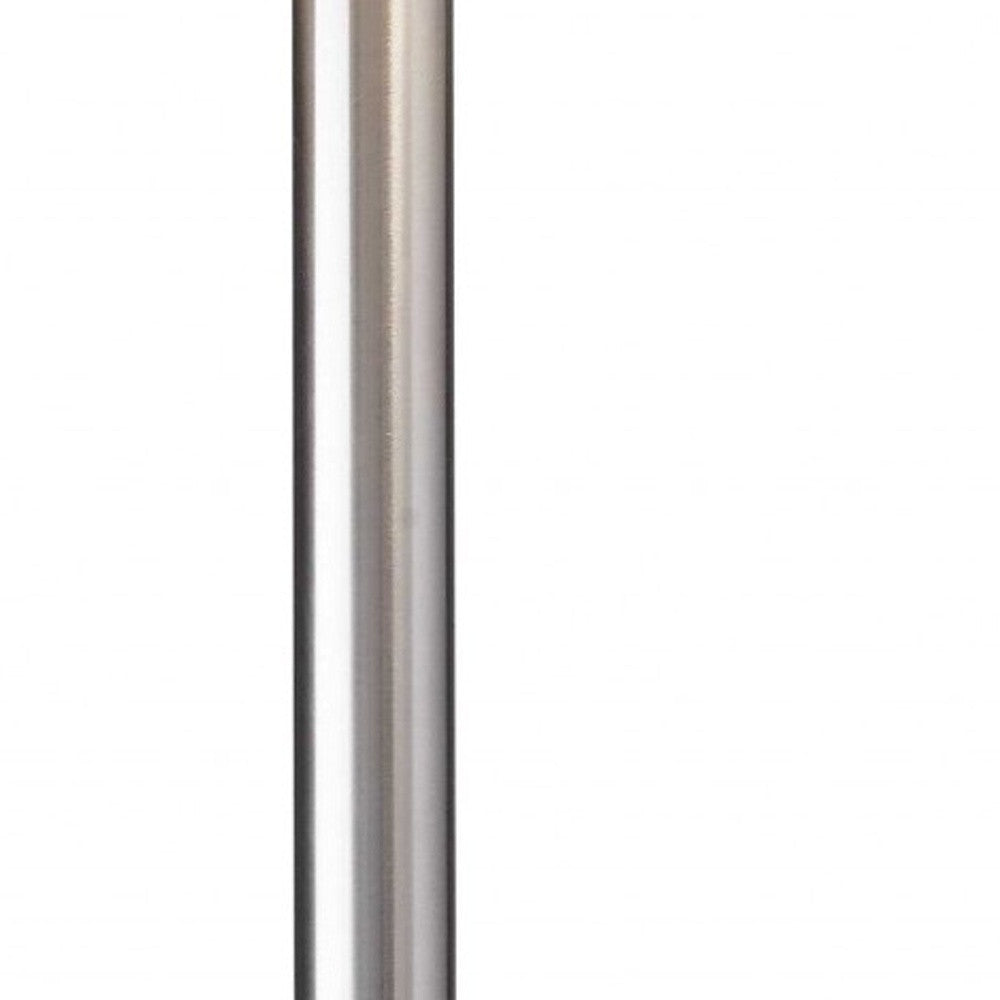 61" Two Light Traditional Shaped Floor Lamp With White Drum Shade