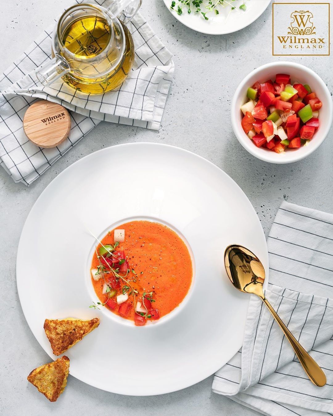 Set Of 3 White Round Plate / Platter With Super Wide Rim 13.75" inch-1