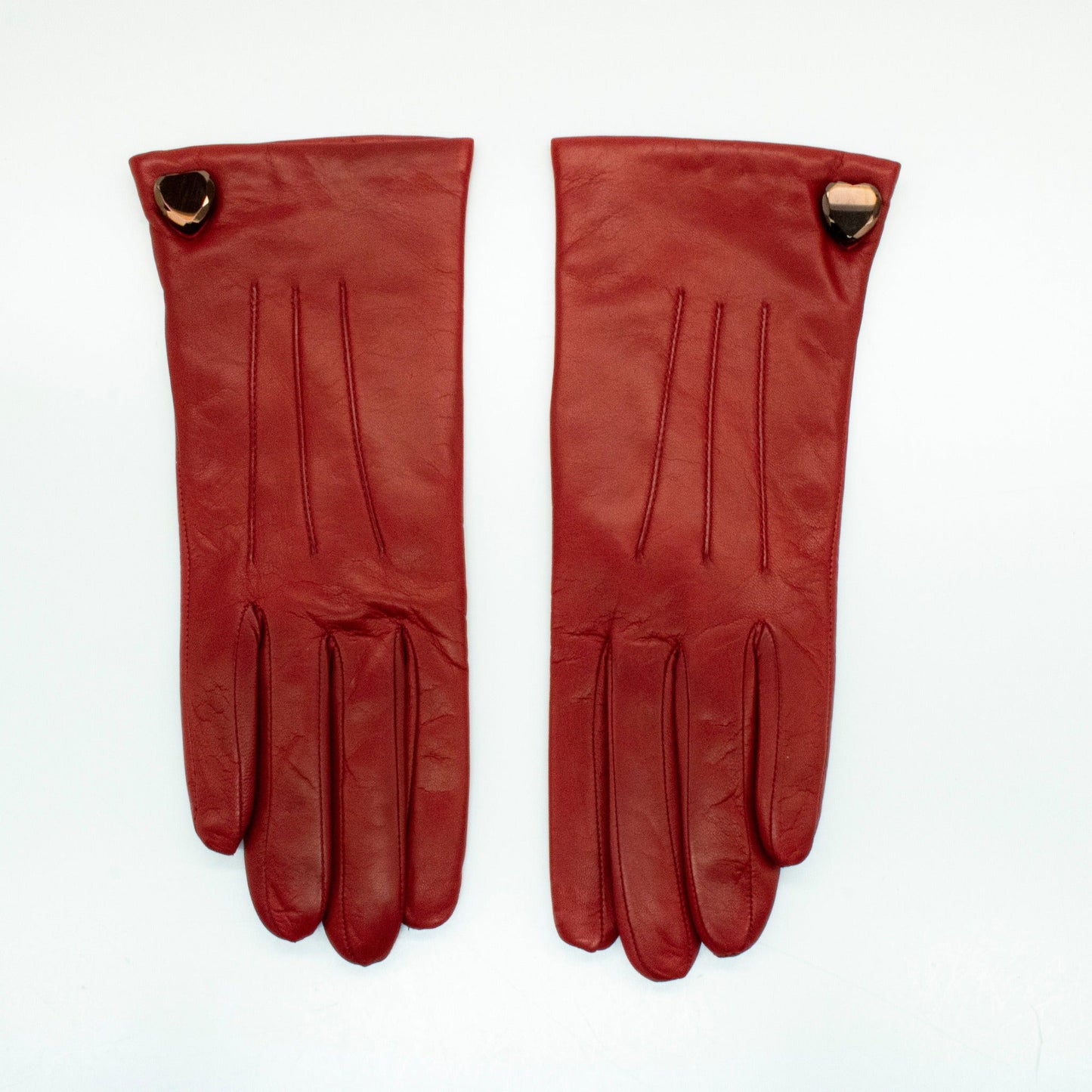 LEATHER GLOVES WITH HEART-5