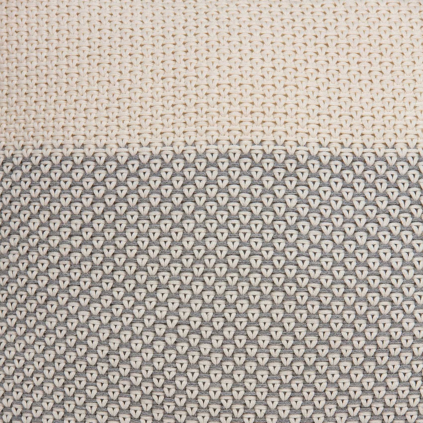 20" x 7" x 20" Transitional Tan Cotton Pillow Cover With Poly Insert-4