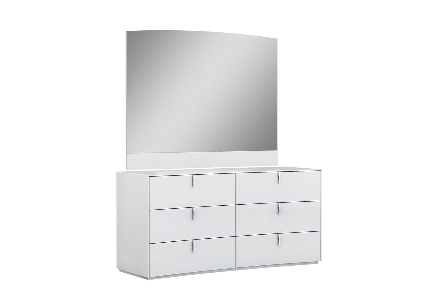32" X 1.2" X 45 White Mirror-3