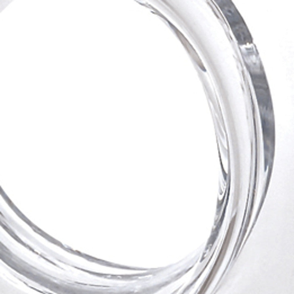 Mouth Blown Lead Free Crystal Pitcher 28 oz-4