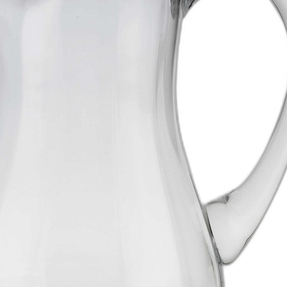 Mouth Blown Lead Free Crystal Pitcher 54 oz-5