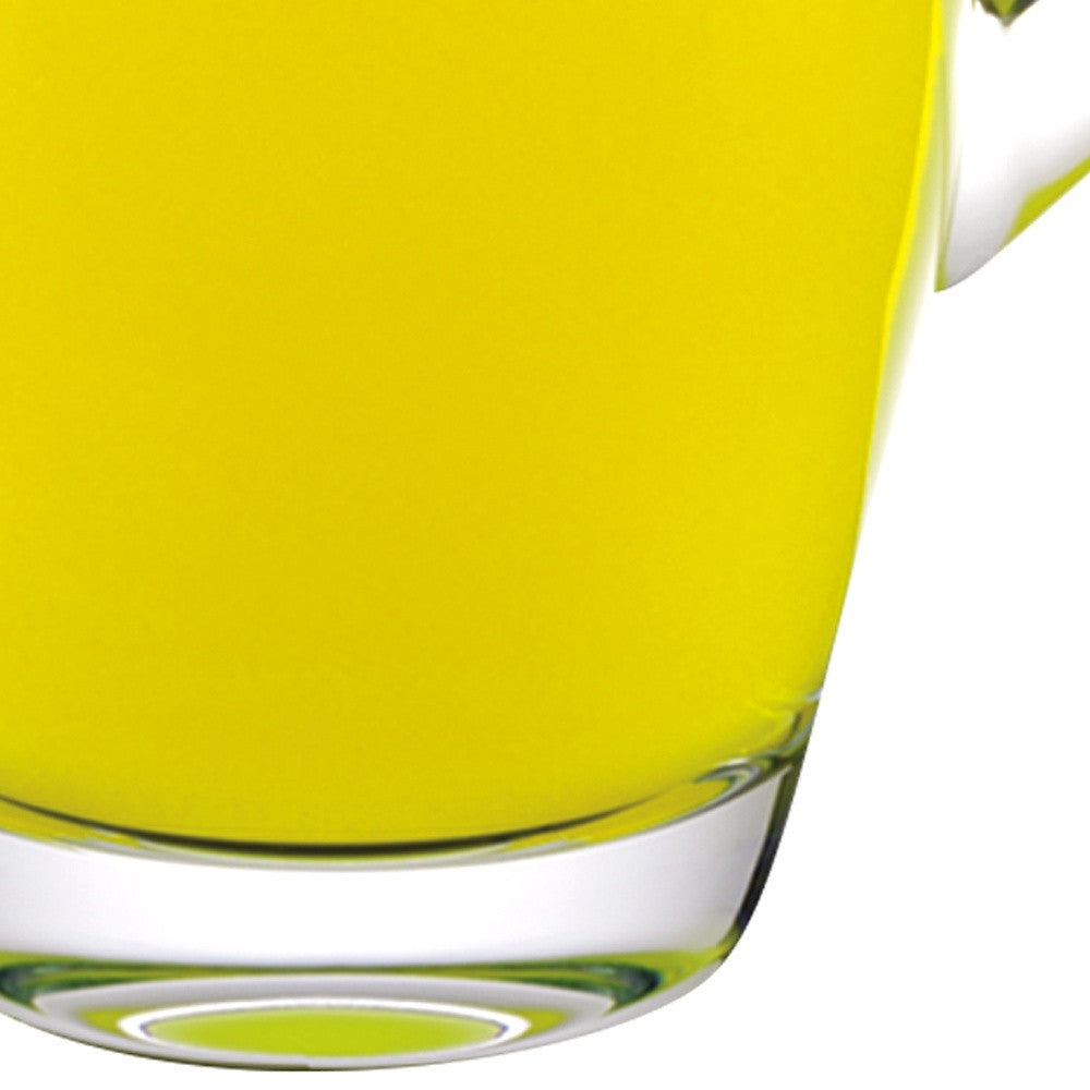 9 Mouth Blown Crystal Barrel Water Juice or Iced Tea Pitcher 54 oz-4