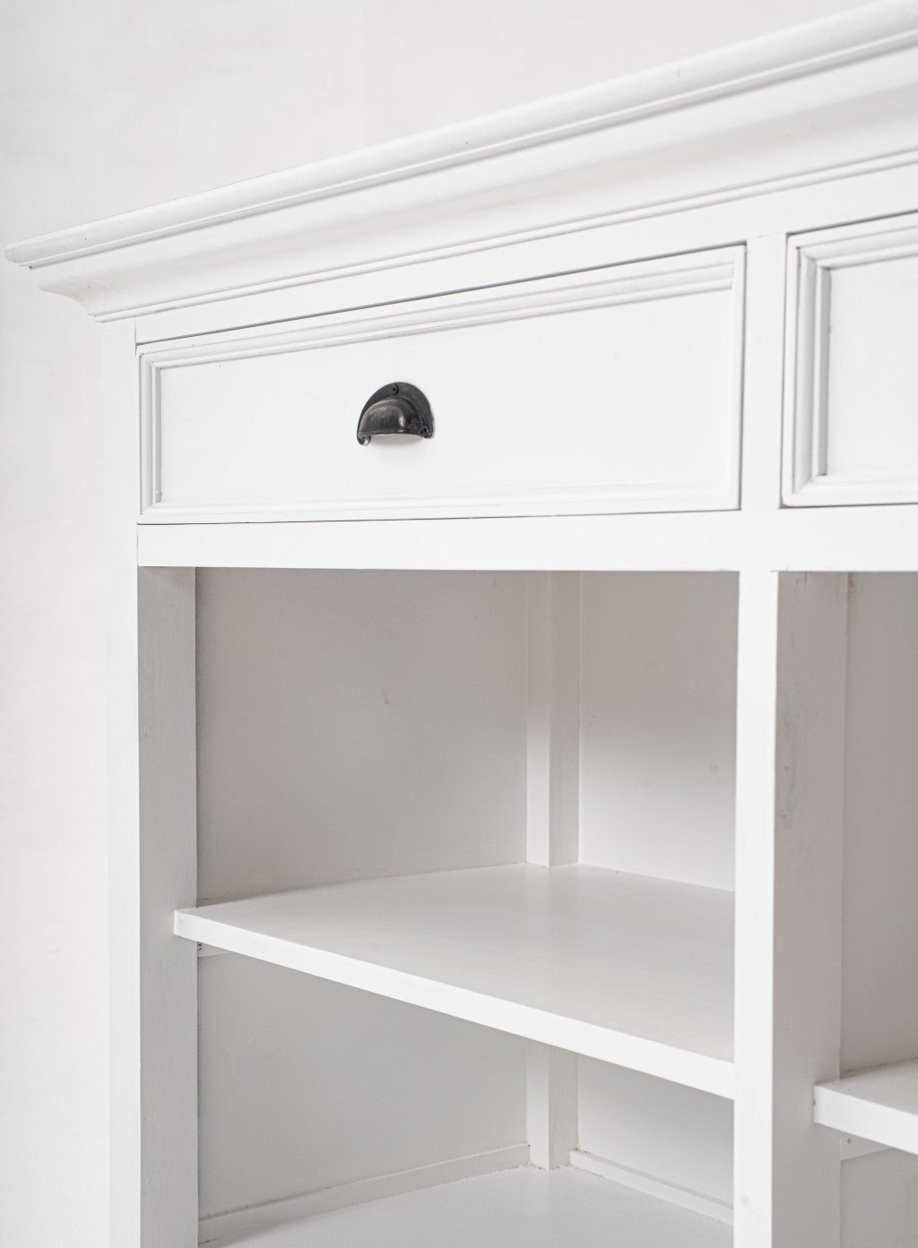 Modern Farm White Two Drawer Buffet Server-5