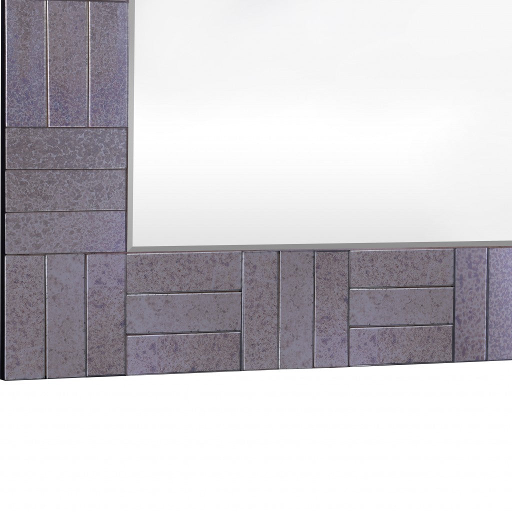 Grey Rectangular Mirror-5