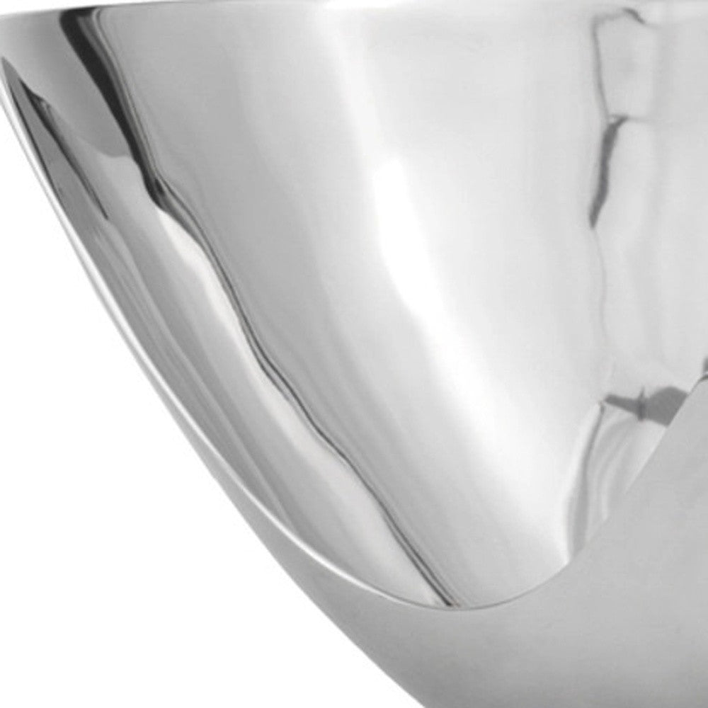 12" Mod Aluminum Scoop Centerpiece Bowl-4