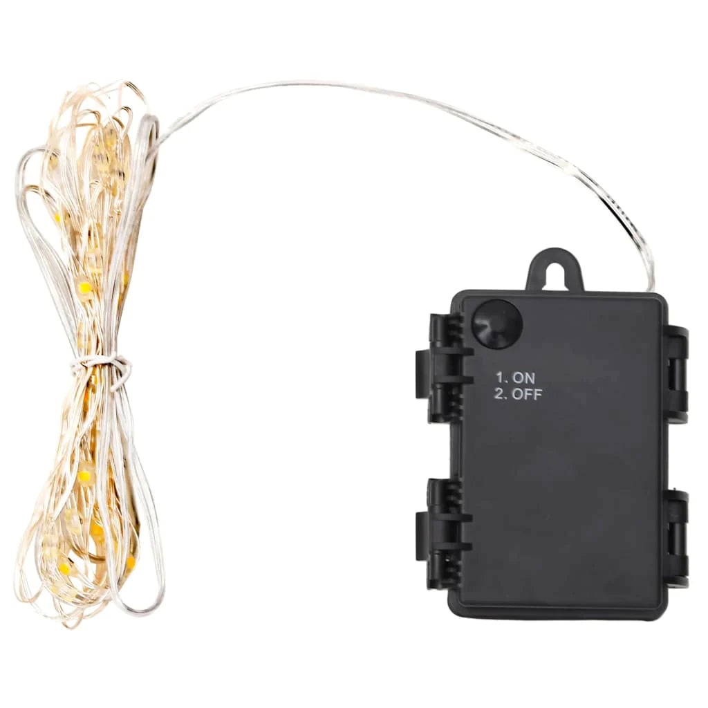 vidaXL LED String Lights with LEDs and Fan Xmas Holiday Ornament 259.8"/433.1"-1