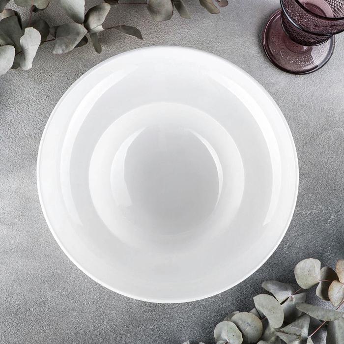 White Deep Salad or Soup Plate 9.75" inch | 16 Fl Oz |-10