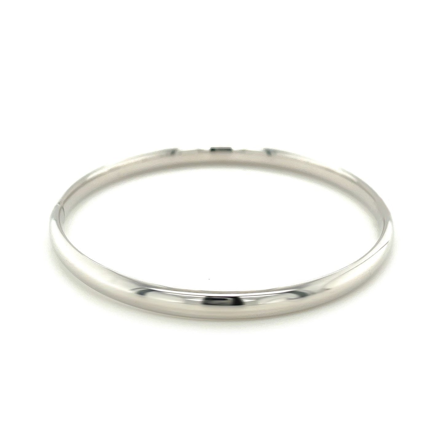 Classic Bangle in 14k White Gold (5.0mm)-1