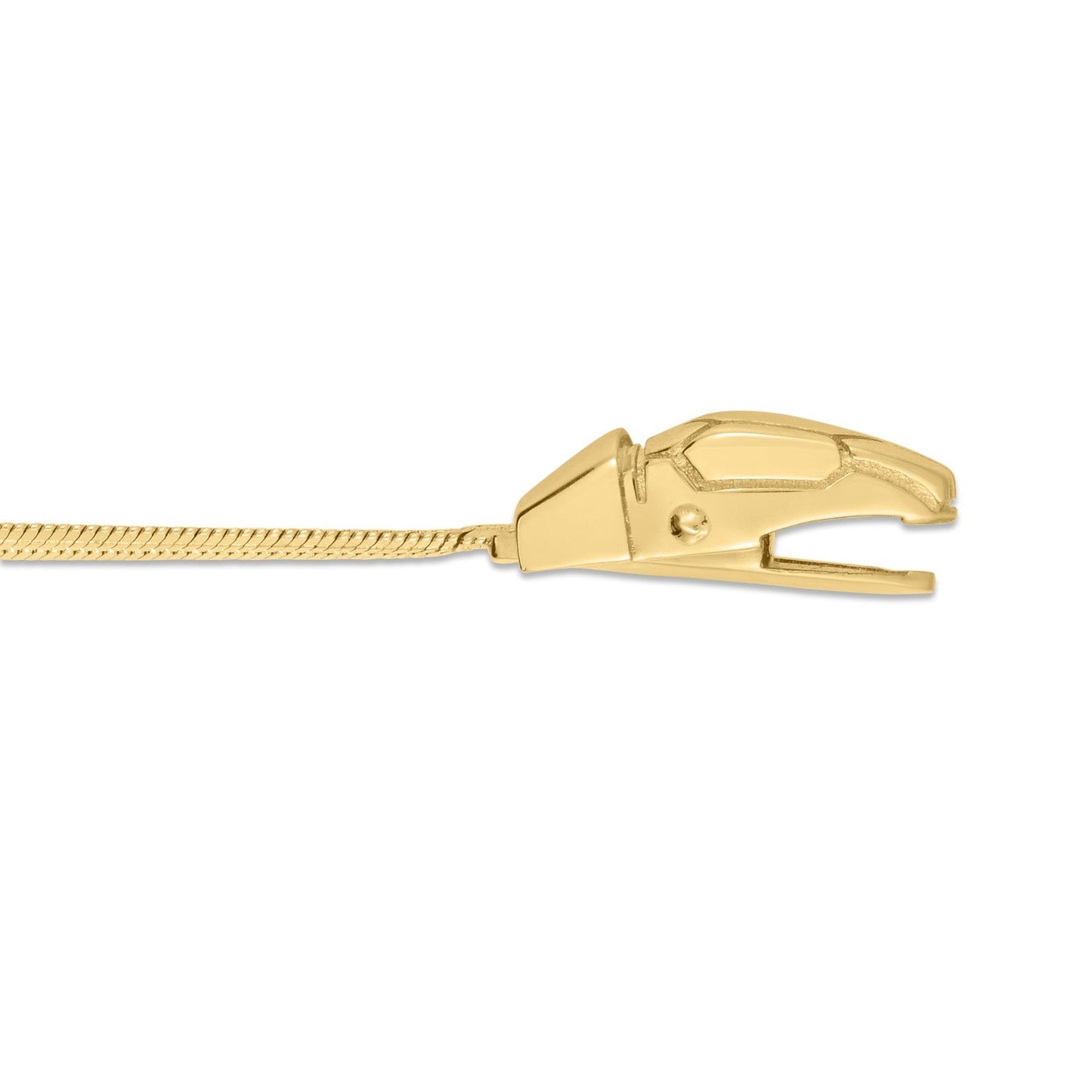 14k Yellow Gold Serpent Necklace-2