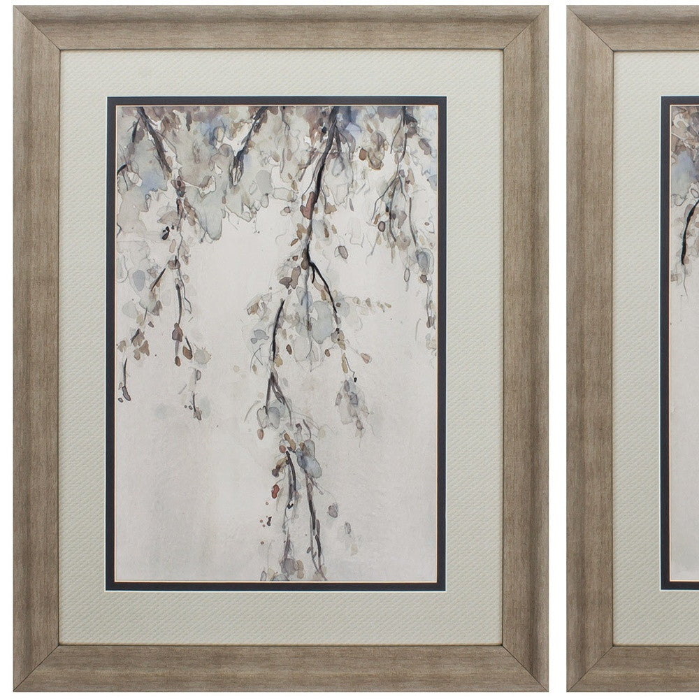 Set Of 2 Hanging Branches Wall Art