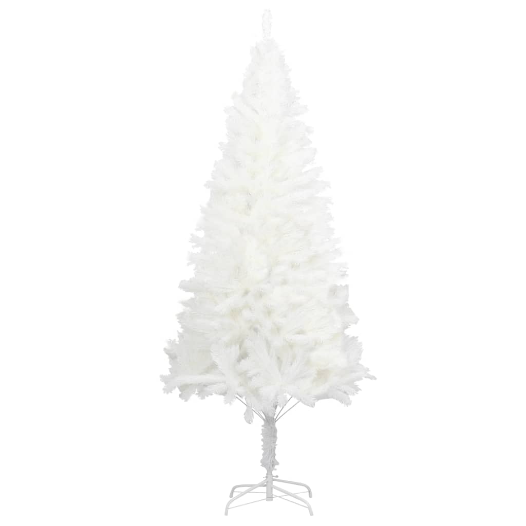 vidaXL Artificial Christmas Tree with Stand White PE Holiday Decor Multi Sizes-19