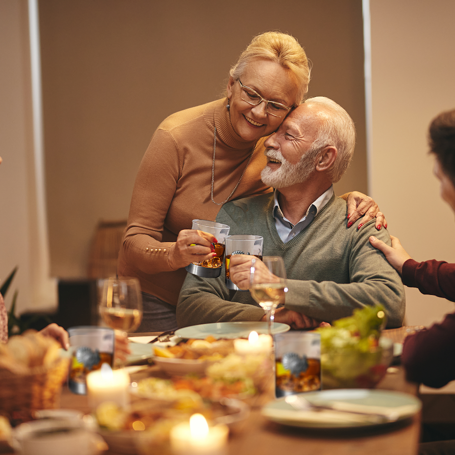 The Wine Savant Turkey Whiskey Glasses Set of 2, Old Fashioned Whiskey, Rum, Brandy, Scotch Glasses, Elegant Badge, Thanksgiving 11 OZ, Gifts for Men, Women, Pheasant Quail Hunting Gifts Glass-2
