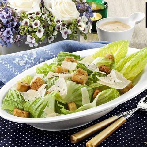 White Ceaser Salad Bowl 11" inch X 7.5 | 27.5 X 18.5 Cm-4