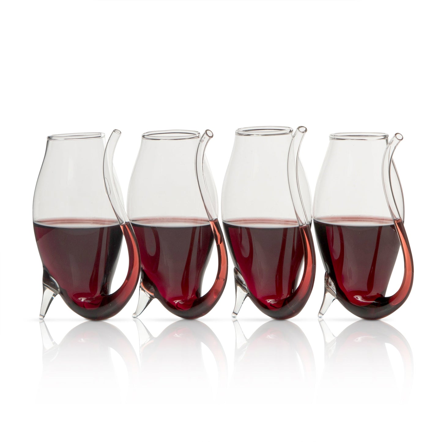 Crystal Port and Dessert Wine Sippers & Decanter, Dry Sherry, Cordial, Aperitif & Nosing Copitas Tasting - Dinner Drink Glassware Glasses | Set of 4 with Carafe - 3 oz Sipper | - The Wine Savant-3