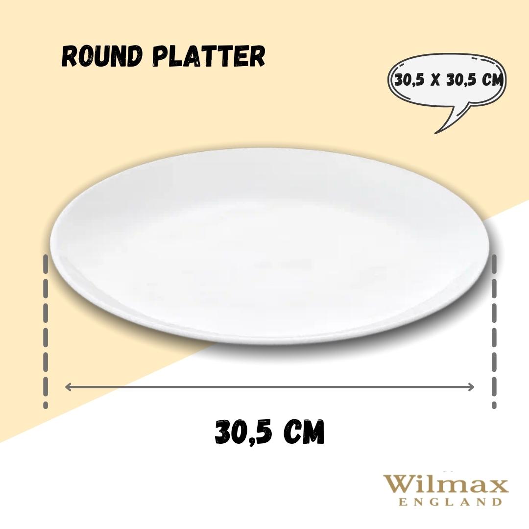 White Round Plate / Platter 12" inch | 30.5 Cm-7