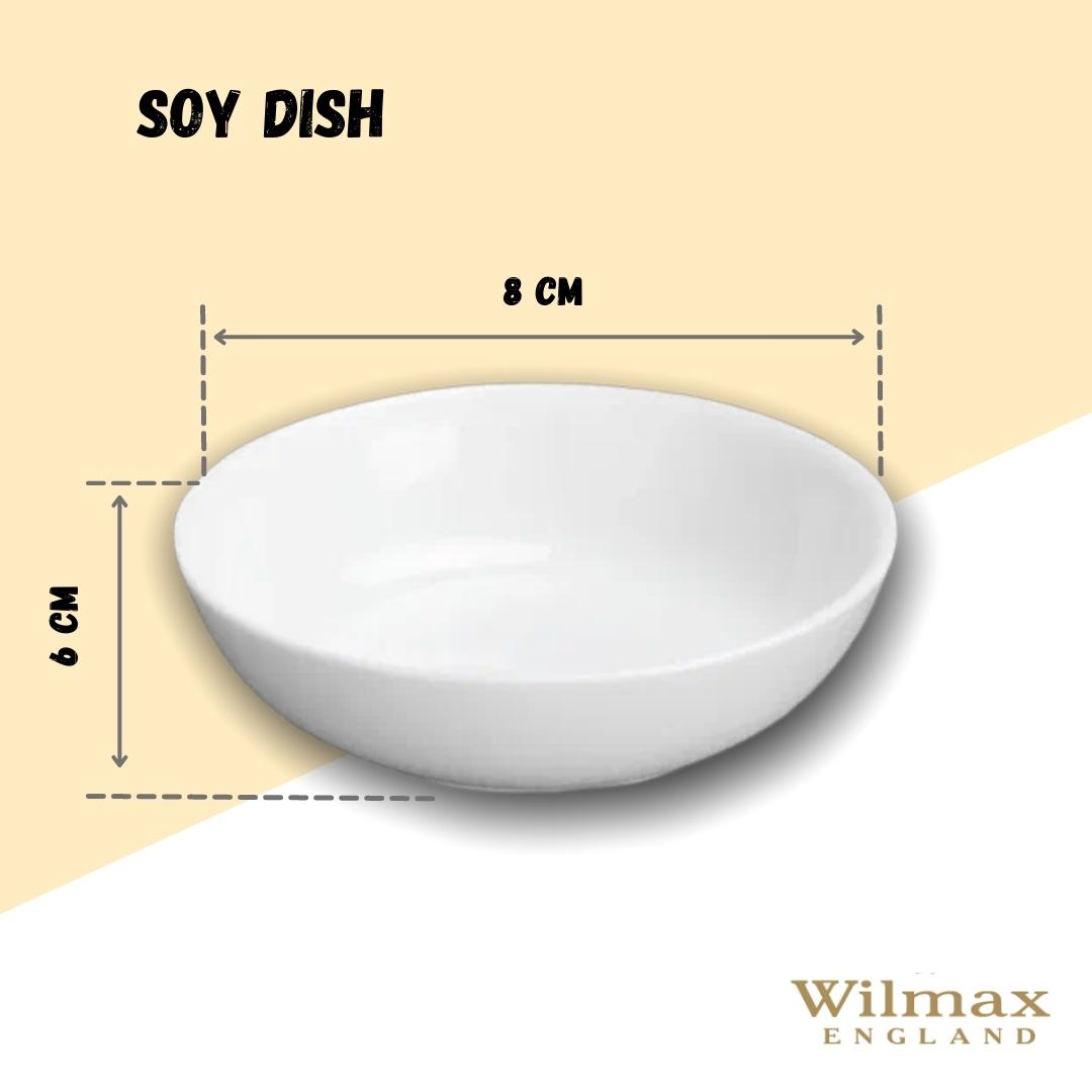 Round Porcelain White Soy Dish 3" inch | 7.5 Cm-8