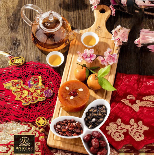 Set Of 5 Bamboo Tray 18" inch X 4.75" inch | For Appetizers / Barbecue / Burger Sliders-0