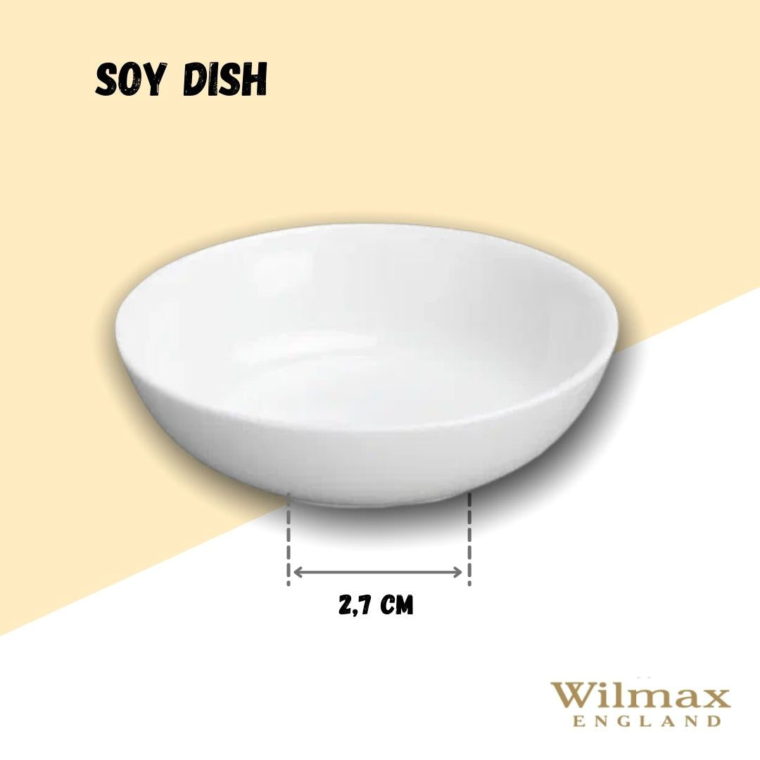 Round Porcelain White Soy Dish 3" inch | 7.5 Cm-9