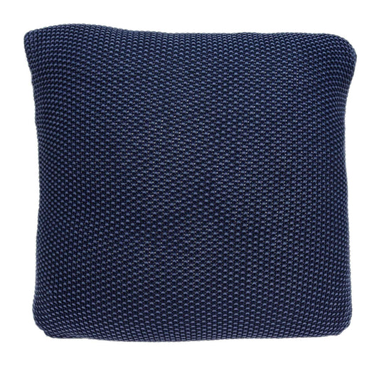 18" x 5" x 18" Transitional Blue Pillow Cover With Poly Insert-0