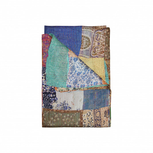 60" x 90" Silk Multicolor Throws-0