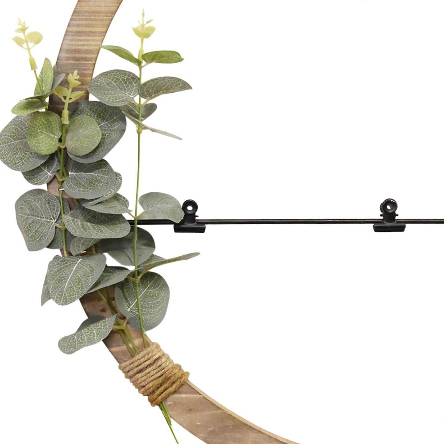 Eucalyptus Photo Holder Wood Framed Wall Art-2