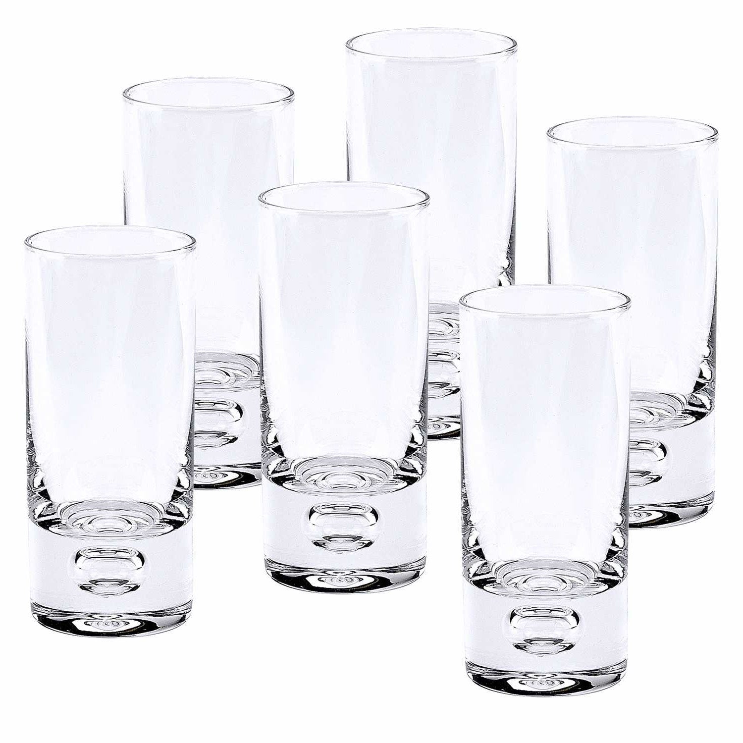 Mouth Blown Crystal 6 Pc Shot or Vodka Glass Set  3 oz-2