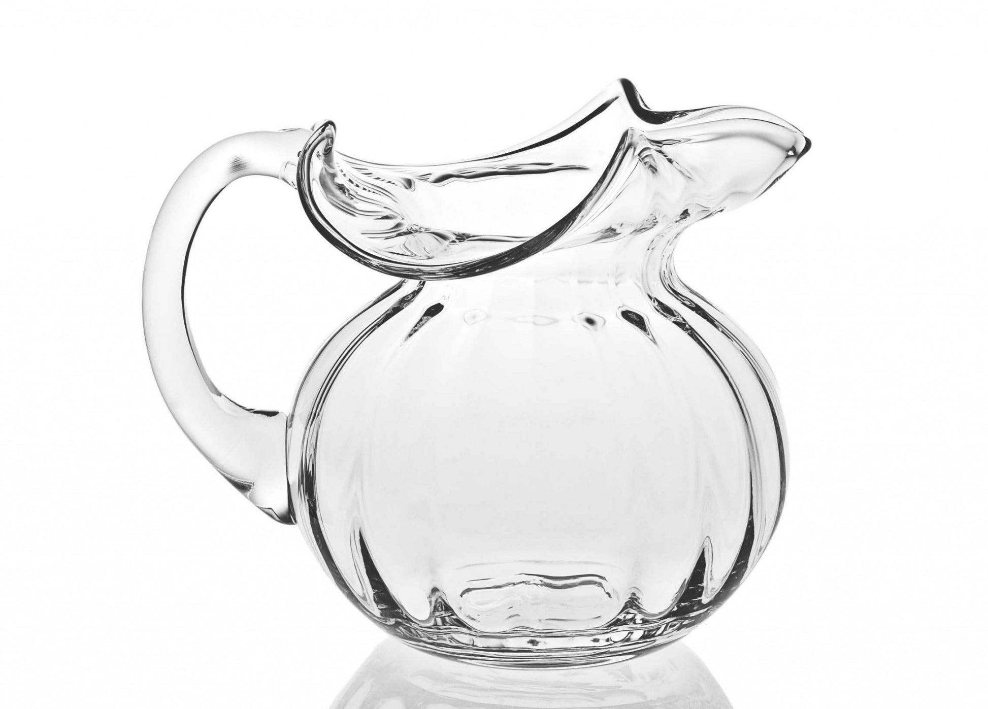 Mouth Blown Glass Pitcher  42 oz-1
