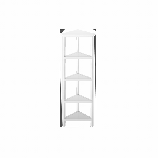 60" Bookcase with 2 Shelves in White-0