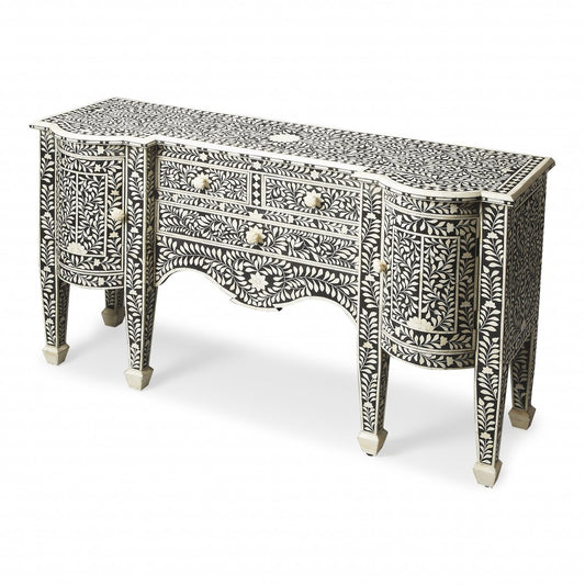 Victoria Black Bone Inlay Buffet-0
