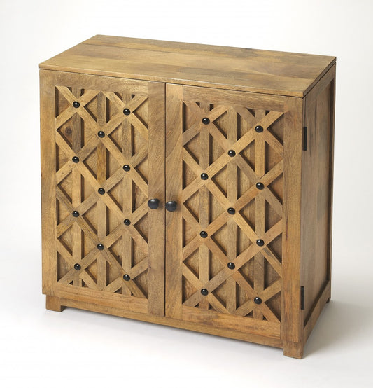 Corona Mango Wood Console Cabinet-0