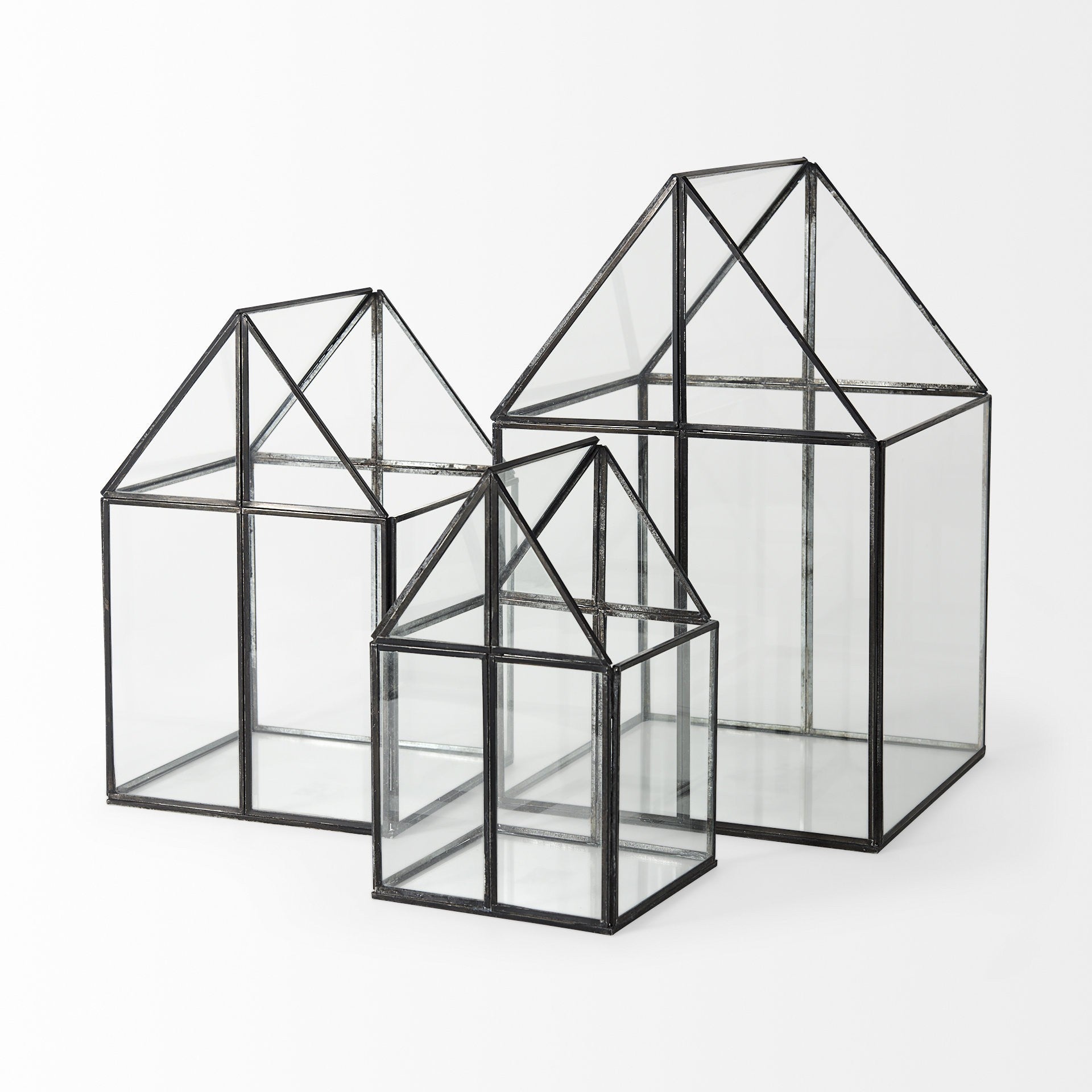 House Shaped Glass Terrarium-5