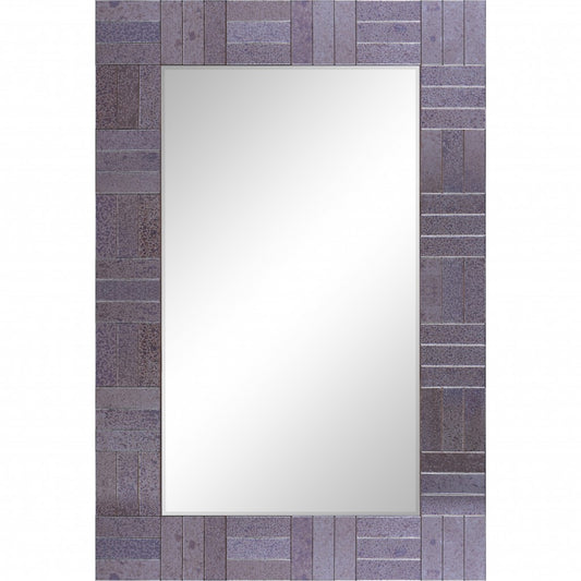 Grey Rectangular Mirror-0