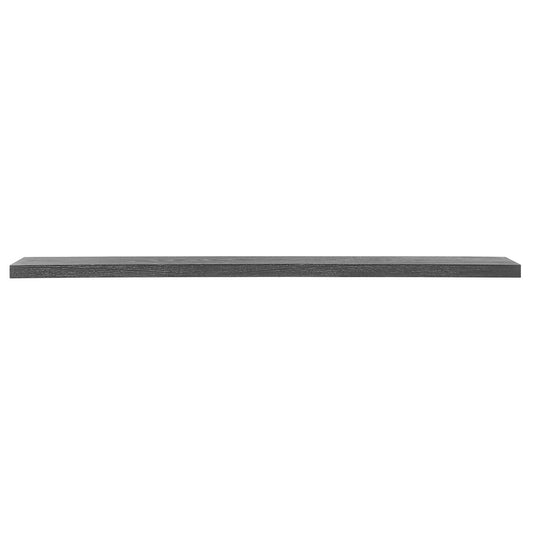 75" Dark Gray Whitewash Wooden Floating Shelf-0