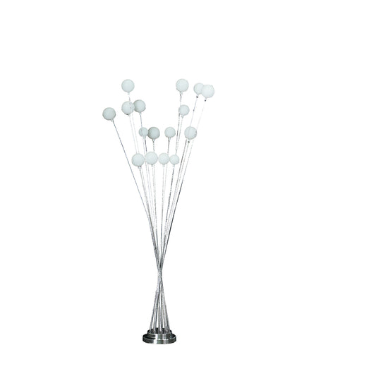 62" Chrome Multi Light LED Novelty Floor Lamp-0