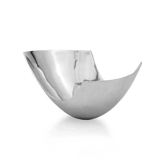 12" Mod Aluminum Scoop Centerpiece Bowl-0