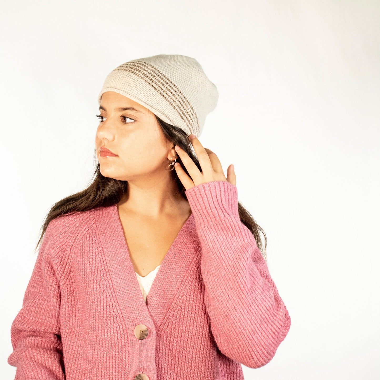 CASHMERE HAT WITH LUREX-7