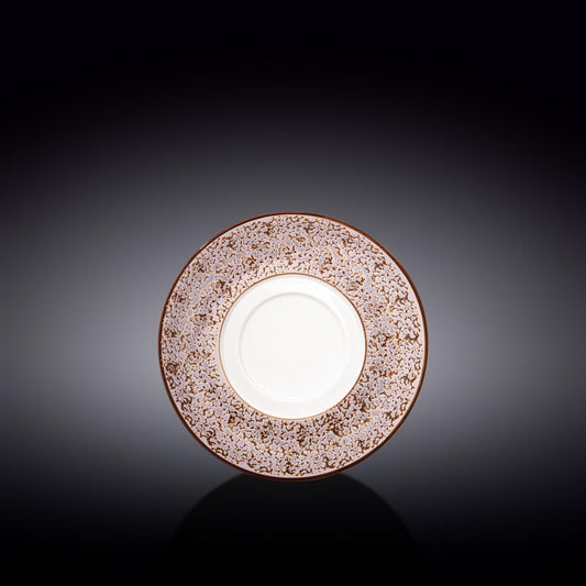 Set Of 6 Violet / Lavender Porcelain Multi-Use Saucer 6.5" inch | 16 Cm-0