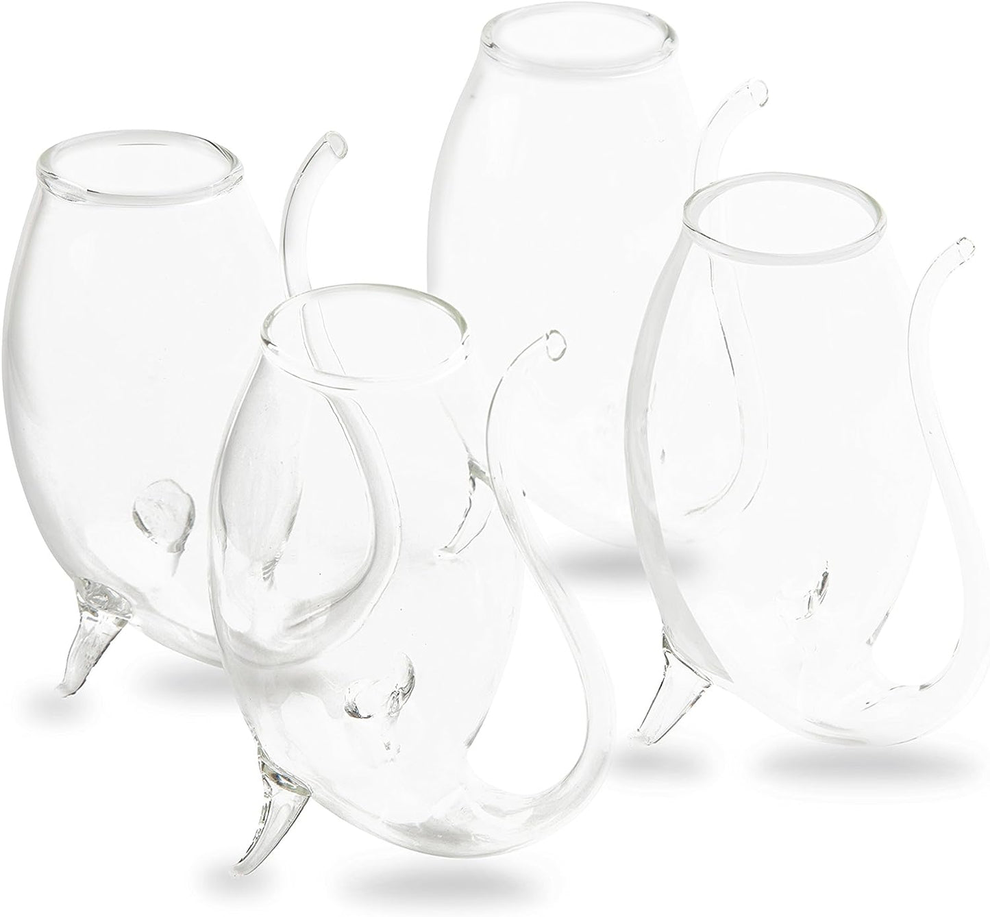 Crystal Port and Dessert Wine Sippers, Dry Sherry, Cordial, Aperitif & Nosing Copitas Tasting Glass - Dinner Drink Glassware Glasses | Set of 4 - 3 oz Sipper | - The Wine Savant-2