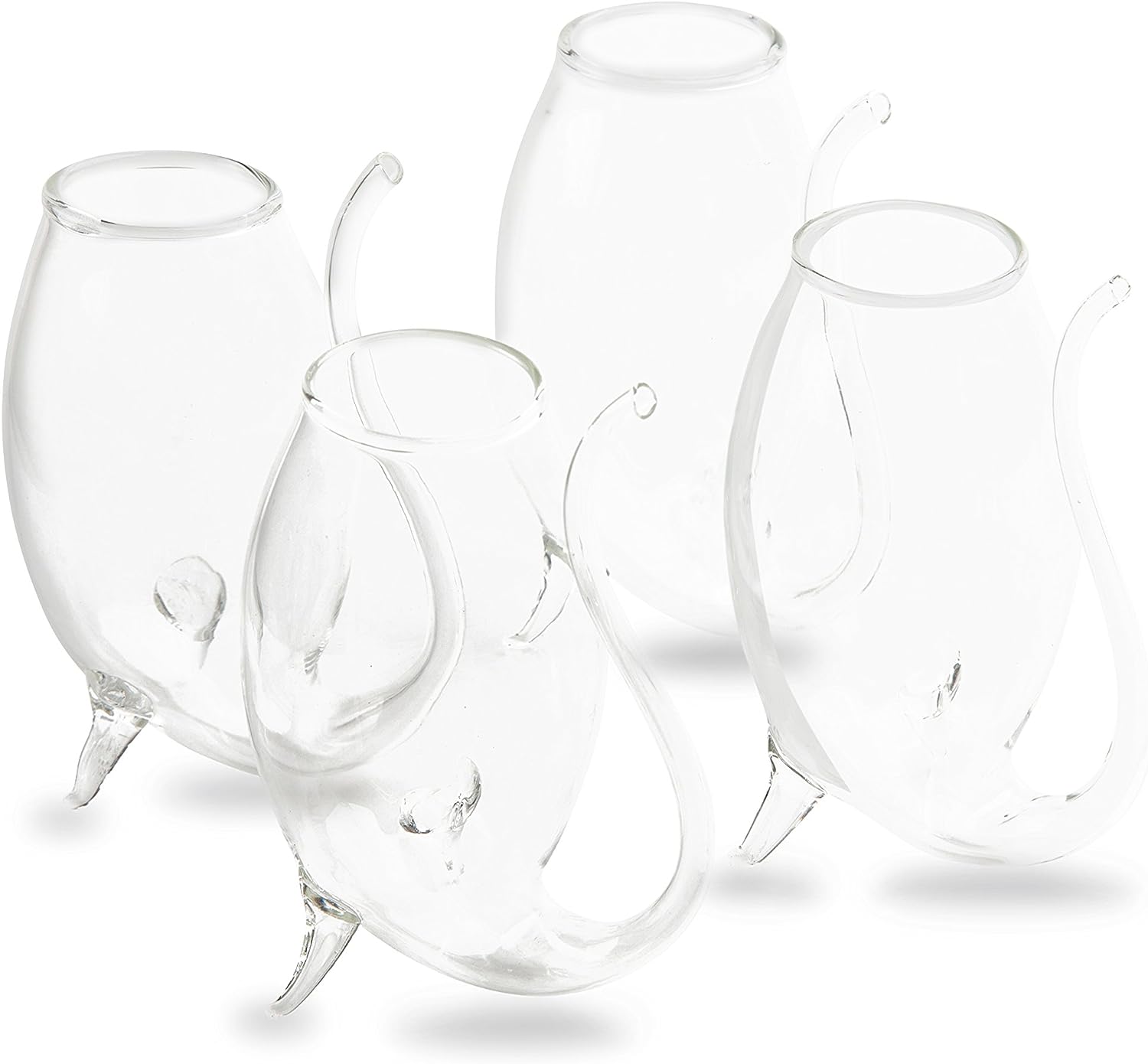 Crystal Port and Dessert Wine Sippers, Dry Sherry, Cordial, Aperitif & Nosing Copitas Tasting Glass - Dinner Drink Glassware Glasses | Set of 4 - 3 oz Sipper | - The Wine Savant-2