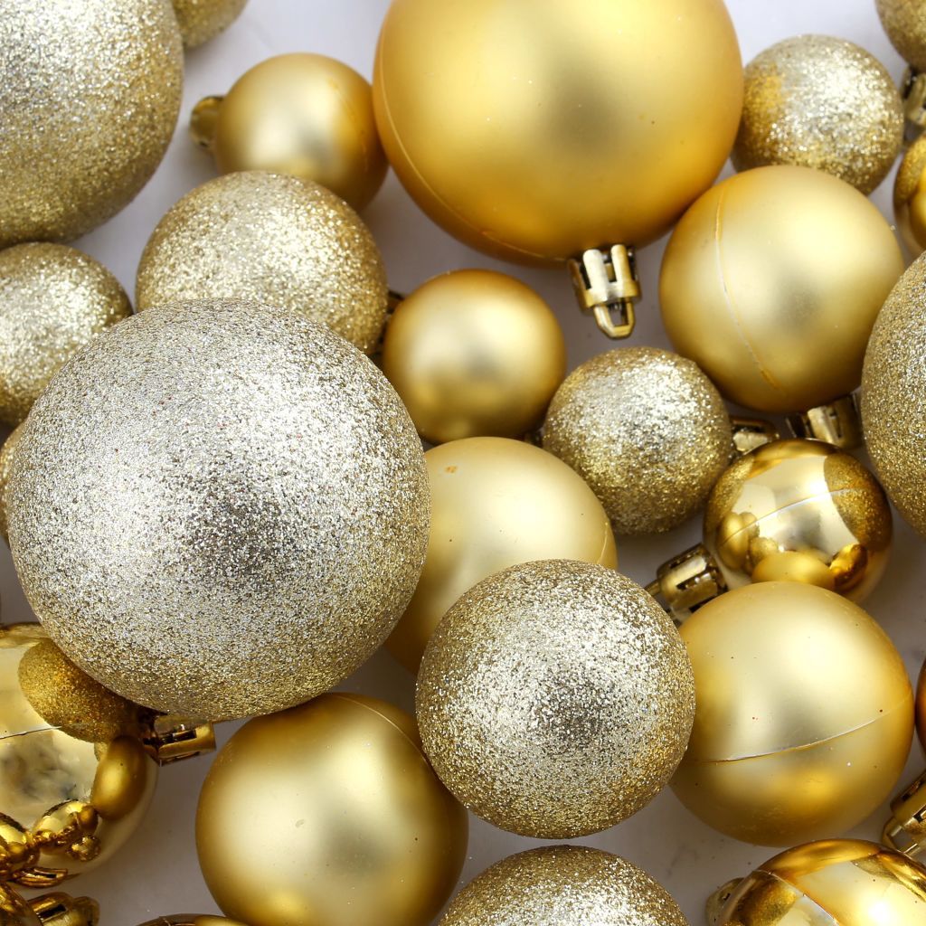 vidaXL Christmas Ball Set 100 Pieces Holiday Xmas Decoration Multi Colors-1