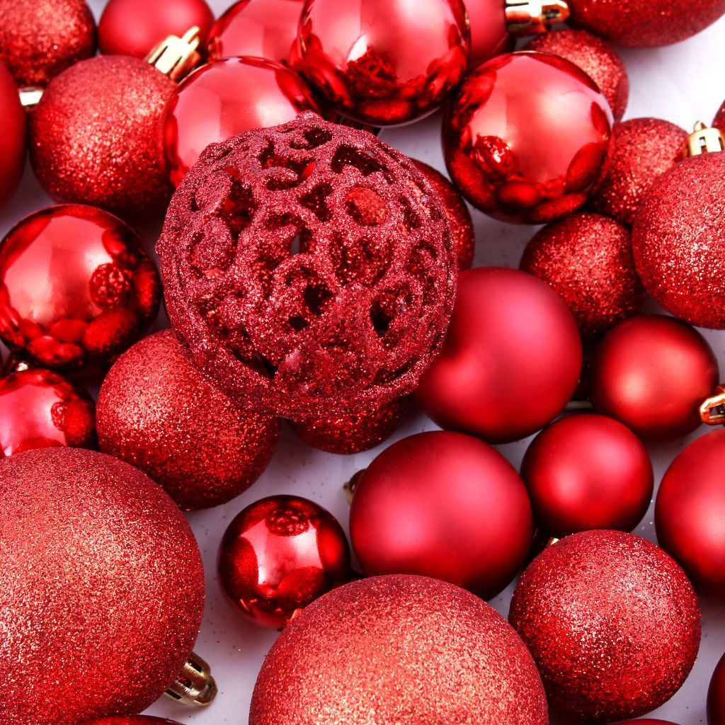 vidaXL Christmas Ball Set 100 Pieces Holiday Xmas Decoration Multi Colors-4