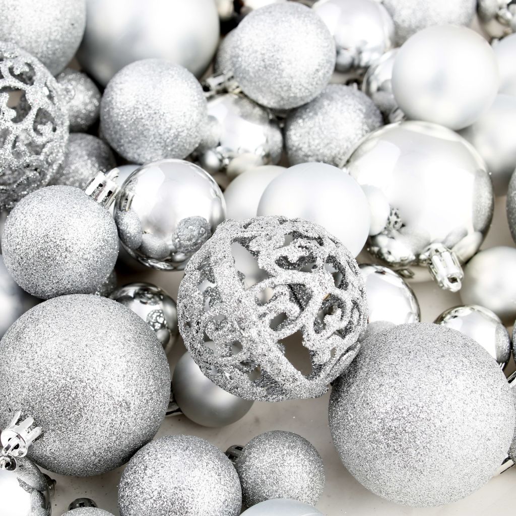 vidaXL Christmas Ball Set 100 Pieces Holiday Xmas Decoration Multi Colors-7