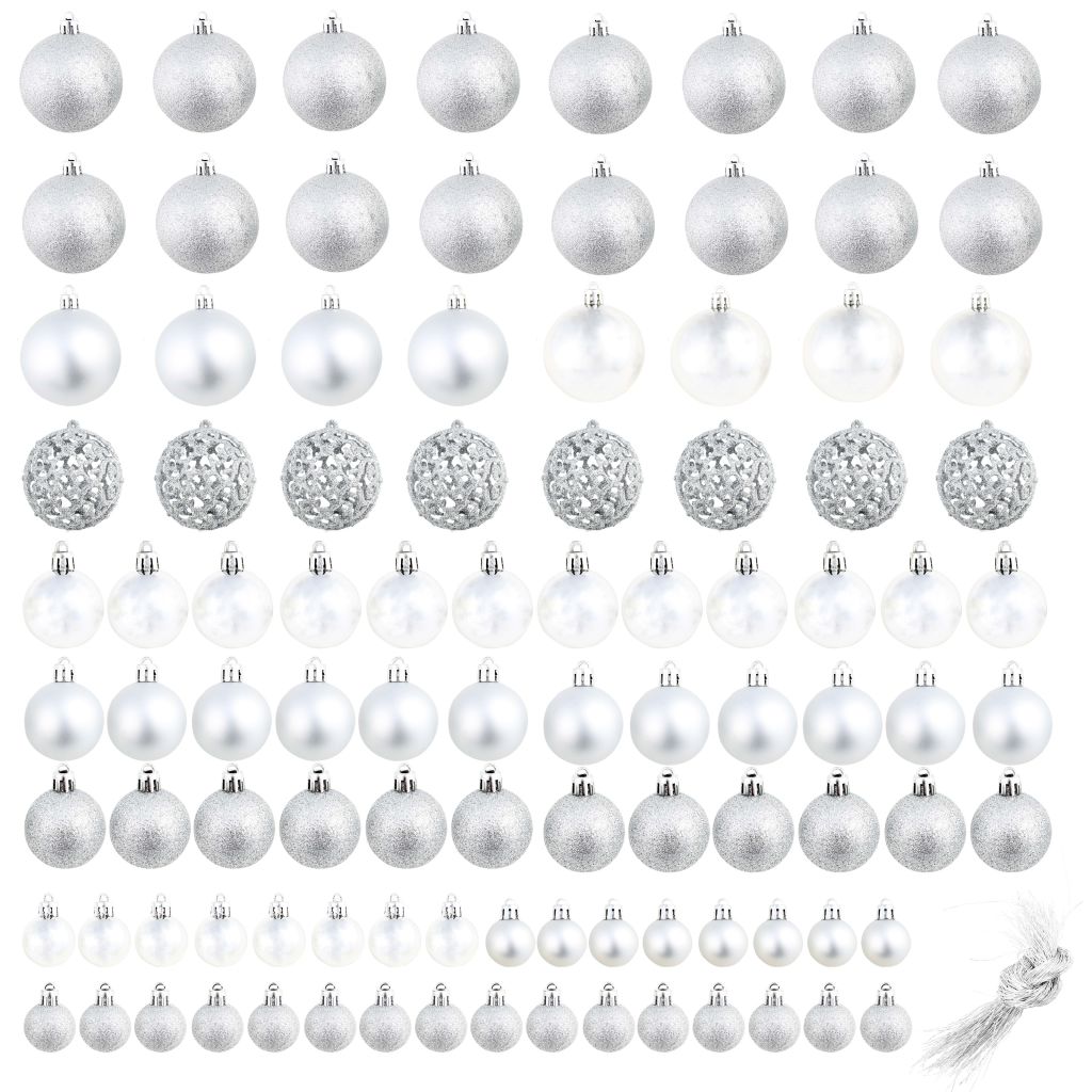 vidaXL Christmas Ball Set 100 Pieces Holiday Xmas Decoration Multi Colors-8