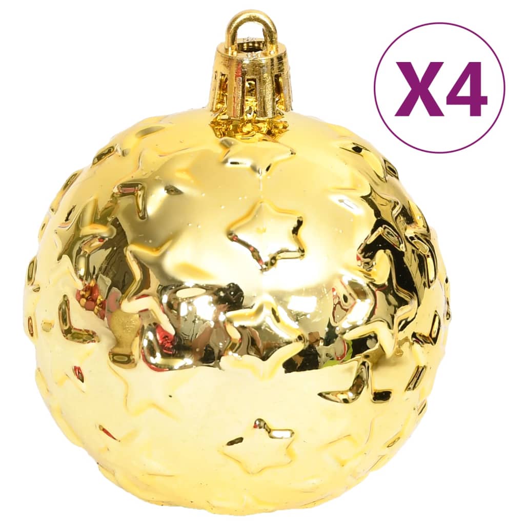 vidaXL Christmas Bauble Set 70 Piece Holiday Xmas Decoration Multi Colors-4