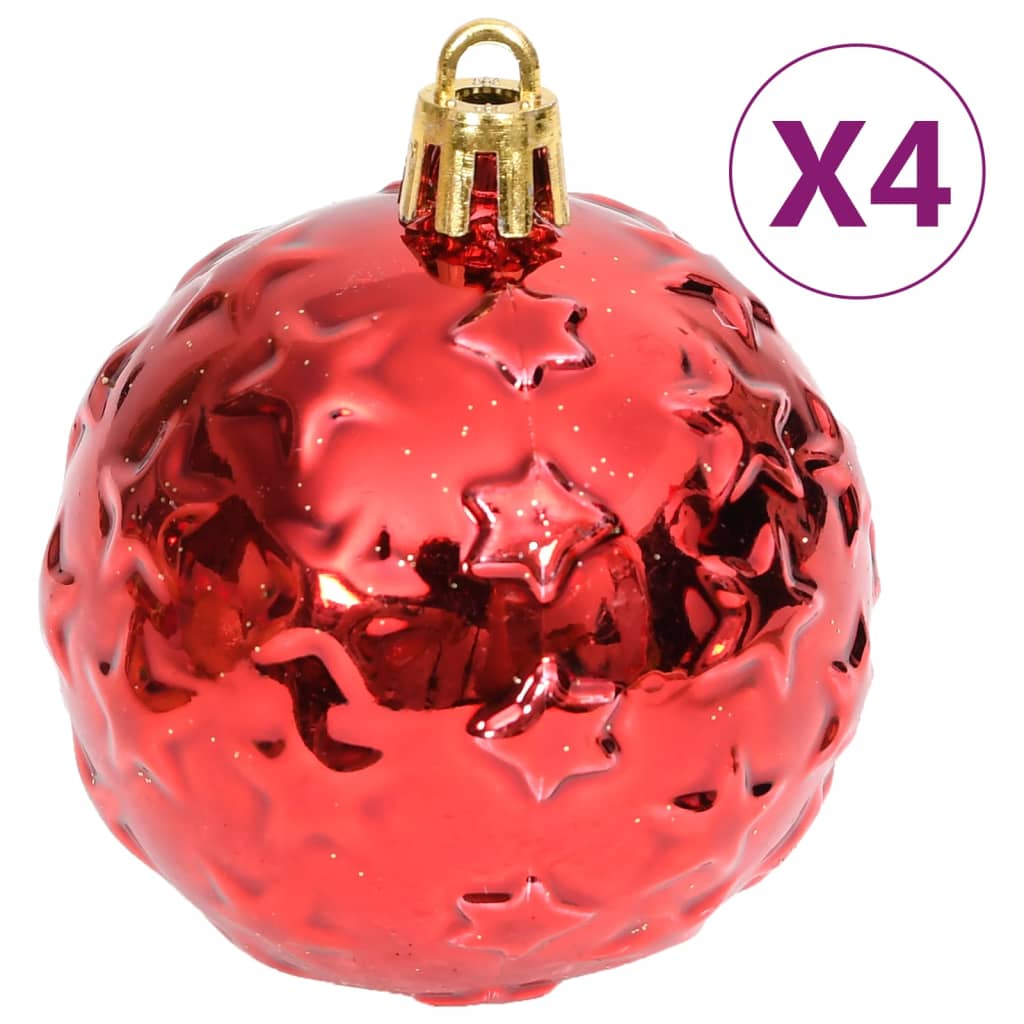 vidaXL Christmas Bauble Set 70 Piece Holiday Xmas Decoration Multi Colors-5