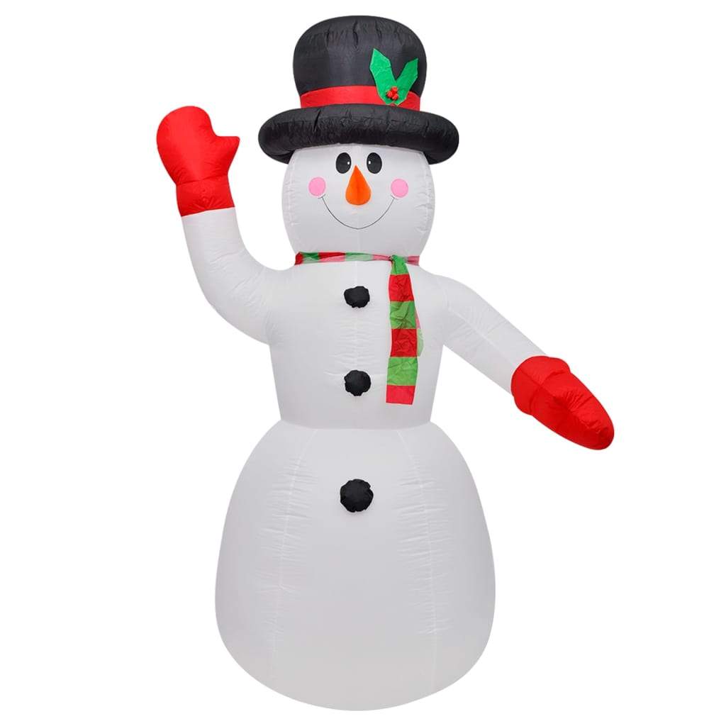 vidaXL Christmas Inflatable Snowman 94.5"-2