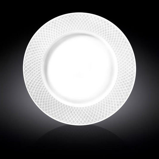 Set Of 3 White Round Plate / Platter 12" inch | 30.5 Cm-0