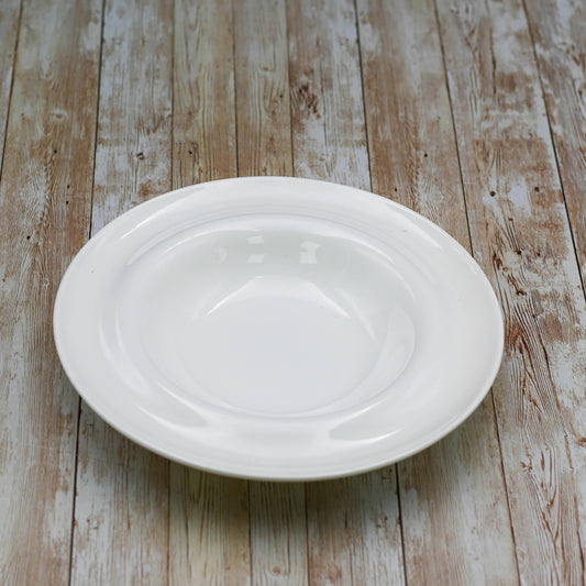 Set Of 3 White Deep Soup Plate 10" inch | 14 Fl Oz | 400 Ml-0